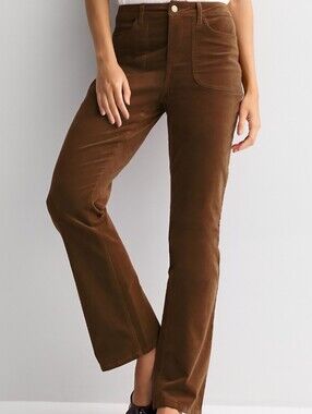 Draper James Brown Bootcut Corduroy Pants | Size 14 - NWT
